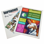 Two (2) Billy Casper Signed official Programs From Wins JSA ALOA