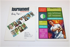 Two (2) Billy Casper Signed official Programs From Wins JSA ALOA