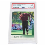 Tiger Woods 2001 Upper Deck Golf Card #1 - Mint 9 #53752726