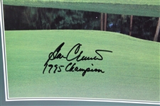 Ben Crenshaw Signed 1995 The Masters Poster With Champ Notation JSA ALOA