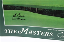 Ben Crenshaw Signed 1995 The Masters Poster With Champ Notation JSA ALOA