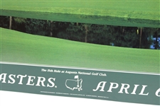 Ben Crenshaw Signed 1995 The Masters Poster With Champ Notation JSA ALOA