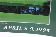 Ben Crenshaw Signed 1995 The Masters Poster With Champ Notation JSA ALOA