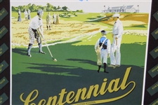 Corey Pavin Signed 1995 US Open at Shinnecock Hills Poster GC JSA ALOA