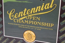 Corey Pavin Signed 1995 US Open at Shinnecock Hills Poster GC JSA ALOA