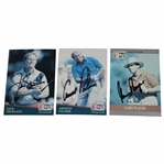Big 3 Palmer, Nicklaus, & Player Signed Pro-Set Golf Cards JSA ALOA