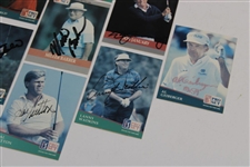 Sutton, Geiberger, January, & Six (6) Others Signed Pro-Set Golf Cards JSA ALOA