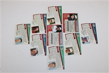 Sutton, Geiberger, January, & Six (6) Others Signed Pro-Set Golf Cards JSA ALOA