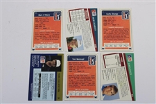 Six (6) Major Champions Signed Pro-Set Golf Cards JSA ALOA