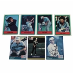Seven (7) Us Open Champions Signed Pro-Set Golf Cards JSA ALOA