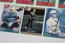 Seven (7) Us Open Champions Signed Pro-Set Golf Cards JSA ALOA