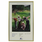 Ameritech Senior Open Ltd Ed 5Th Anniversary Artist Signed Poster - Framed