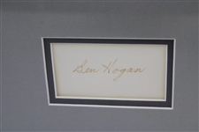 Palmer, Hogan, Nicklaus, & Nelson Signed 'The Masters' Display - Framed JSA ALOA