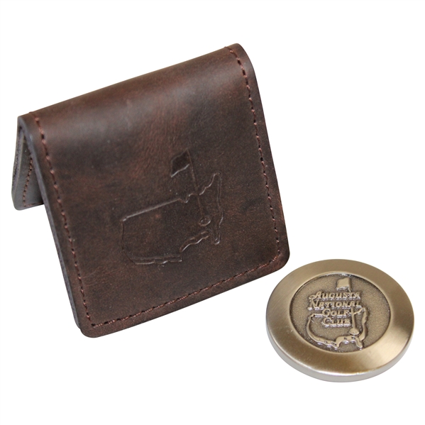 Augusta National Golf Club Member Only Coin In Leather Case