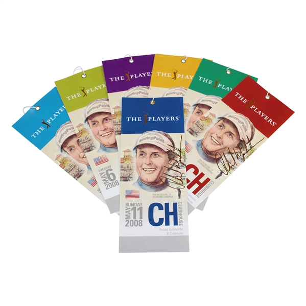 2008 The Players Championship Complete Seven (7) Day Monday-Sunday Ticket Set