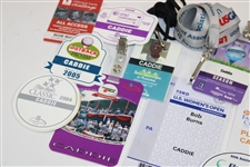 Twelve (12) PGA Tour Champions Tour & Women's US Open Caddie Badges