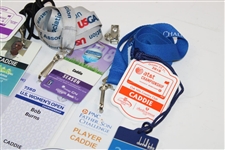 Twelve (12) PGA Tour Champions Tour & Women's US Open Caddie Badges