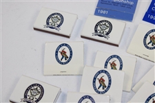 Asst. Twenty-One (21) Matchbooks From Major Championships
