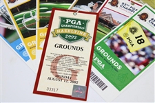 Twenty (20) Various PGA Championship Day Tickets From Multiple Years