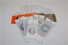 Twenty (20) Various PGA Championship Day Tickets From Multiple Years