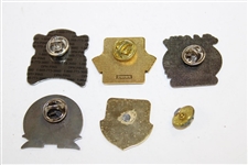 Five (5) Various Pins From Pro Golf Events