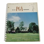 1953 PGA Championship at Birmingham CC Program - Walter Burkemo Winner