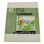1963 PGA Championship at Dallas athletic Club Program - Jack Nicklaus Winner