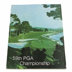 1977 PGA Championship at Pebble Beach Program - Lanny Wadkins Winner