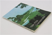 1977 PGA Championship at Pebble Beach Program - Lanny Wadkins Winner