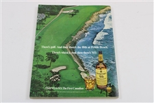1977 PGA Championship at Pebble Beach Program - Lanny Wadkins Winner