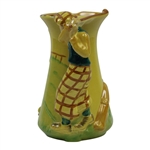 Vintage Burleigh Ware Yellow Golfer Themed Mug - Burslem, England