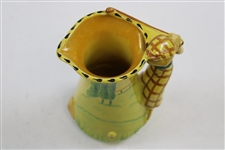 Vintage Burleigh Ware Yellow Golfer Themed Mug - Burslem, England