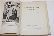Babe Zaharias Signed & Inscribed 1948 'Championship Golf' Book JSA ALOA
