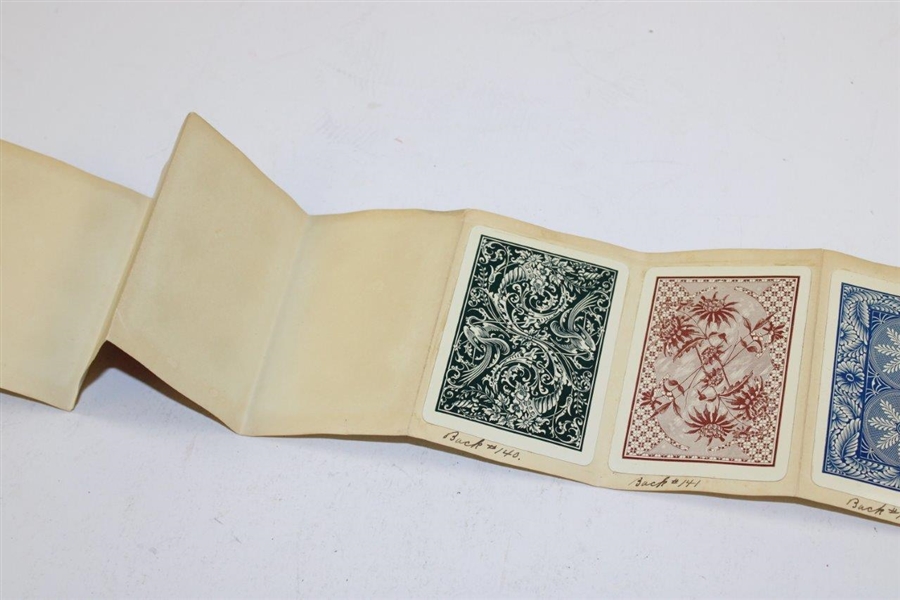 Circa 1905 Salesman Samples of Golf Playing Cards By American Playing Card Co.