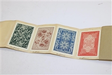 Circa 1905 Salesman Samples of Golf Playing Cards By American Playing Card Co.