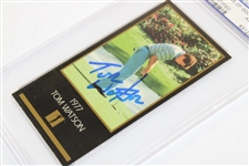 Tom Watson Signed 1998 Champions of Golf Mc 1977 PSA/DNA Auto #83123453