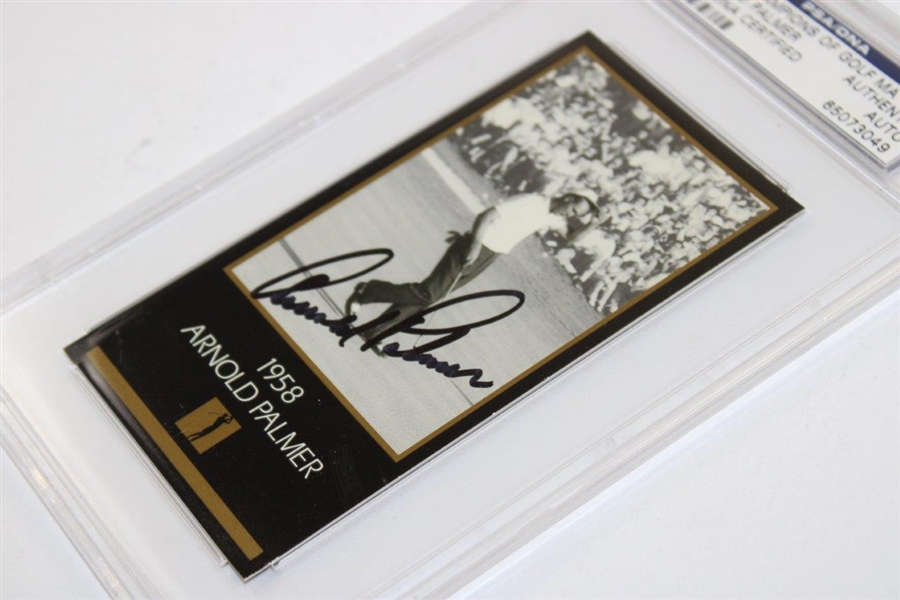 Arnold Palmer Signed 1998 Champions of Golf MC 1958 PSA/DNA Auto #65073049