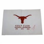 Jordan Spieth Signed Texas Longhorn National Champions Flag PSA/DNA #Y04079