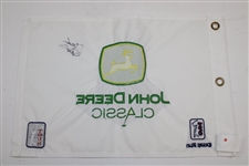 Jordan Spieth Signed John Deere Classic Embroidered Flag - 1St Win JSA/Aloa