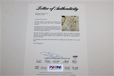 Jason Dufner Signed 2013 PGA at Oak Hill CC Embroidered Flag PSA/DNA #U06637