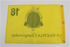 Keegan Bradley Signed 2011 PGA Championship at Atlanta athletic Club Flag JSA ALOA