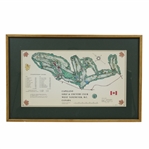 Capilano G&CC (Canada) J.P. Izatt Visual Survey Map - Framed