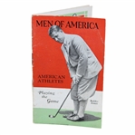 1929 Men In America American Athletes Booklet With Bobby Jones Cover with Rogers Hornsby