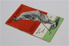 1929 Men In America American Athletes Booklet With Bobby Jones Cover with Rogers Hornsby