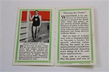 1929 Men In America American Athletes Booklet With Bobby Jones Cover with Rogers Hornsby
