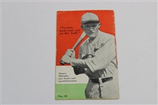 1929 Men In America American Athletes Booklet With Bobby Jones Cover with Rogers Hornsby