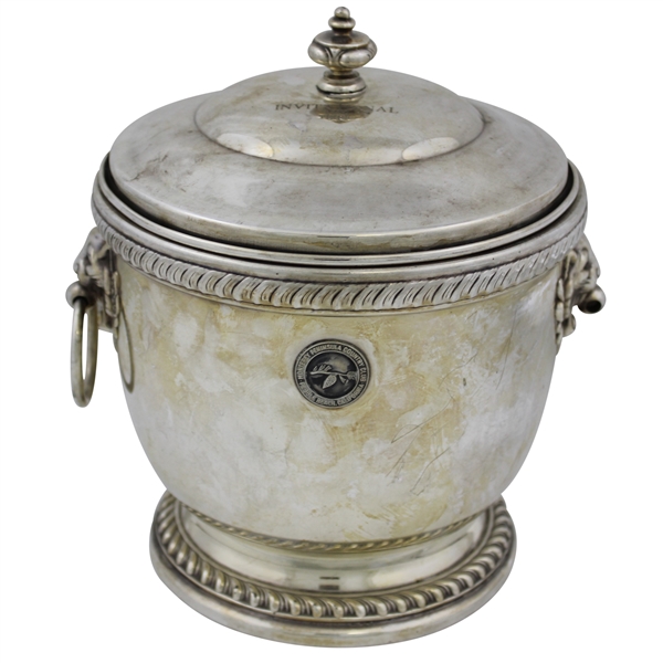 Monterey Peninsula CC Pebble Beach Inv. 3rd Place Silver Plated Bucket