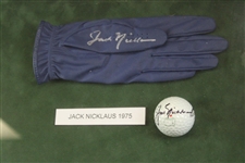 Ten (10) Masters Champs Signed Golf Balls/Gloves - Framed - Doug Sanders Collection JSA ALOA