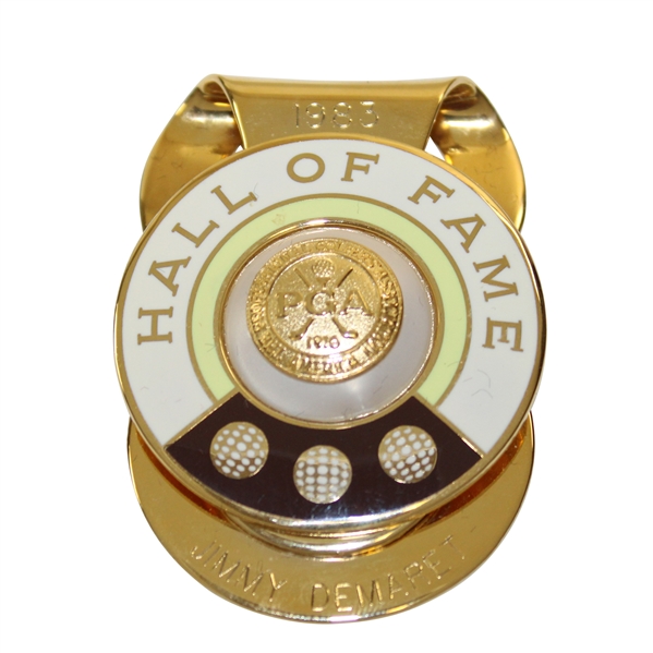 Jimmy Demarets 1983 Hall of Fame Money Clip - Given To Family Posthumously