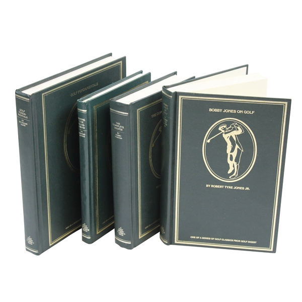 Four (4) Golf Digest Books - Jones, Vardon, Jones, & Dunn